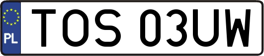 TOS03UW
