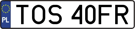 TOS40FR