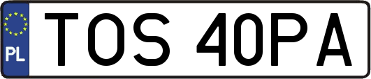 TOS40PA