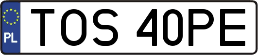TOS40PE