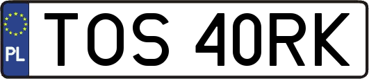 TOS40RK
