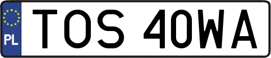 TOS40WA