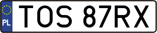 TOS87RX