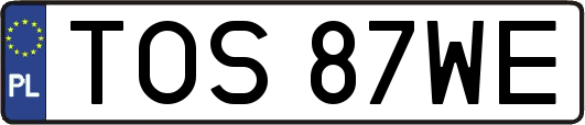TOS87WE