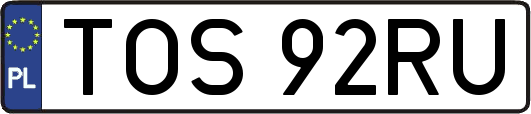 TOS92RU