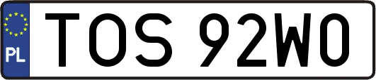 TOS92W0