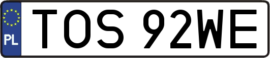 TOS92WE