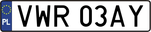 VWR03AY