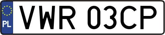VWR03CP