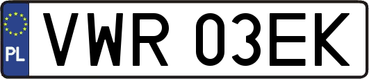 VWR03EK