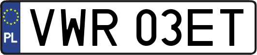 VWR03ET