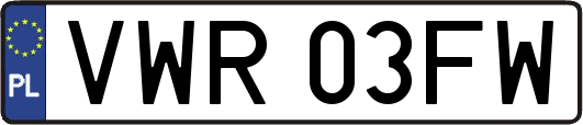 VWR03FW