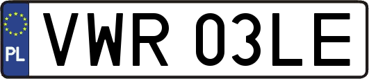 VWR03LE