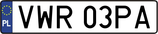 VWR03PA