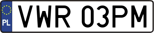 VWR03PM