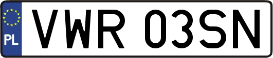 VWR03SN