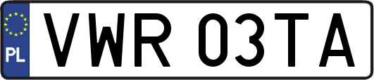 VWR03TA