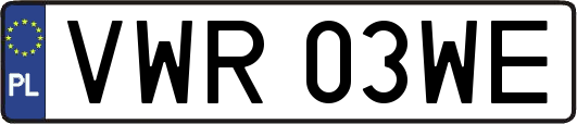 VWR03WE