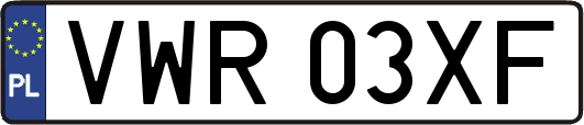 VWR03XF