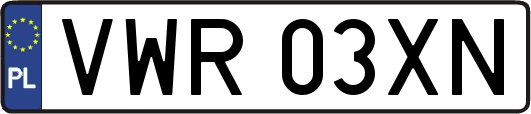VWR03XN