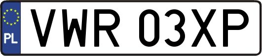 VWR03XP