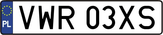 VWR03XS