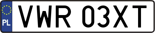 VWR03XT