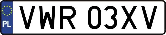 VWR03XV