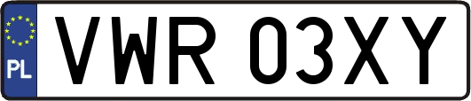 VWR03XY