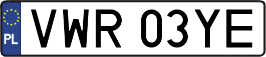 VWR03YE