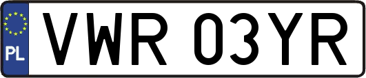 VWR03YR