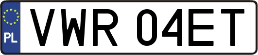 VWR04ET