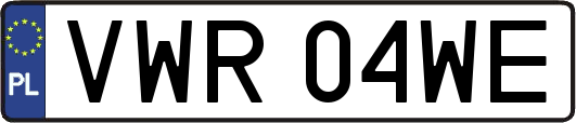 VWR04WE