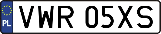 VWR05XS