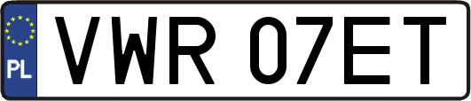 VWR07ET