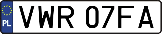 VWR07FA