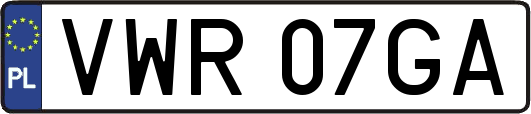VWR07GA