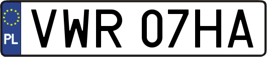 VWR07HA