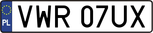 VWR07UX