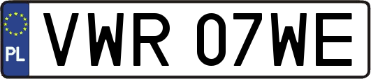 VWR07WE