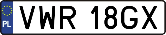 VWR18GX