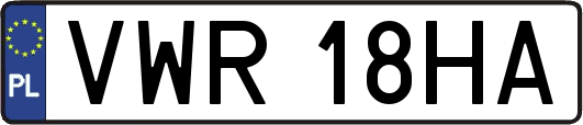 VWR18HA