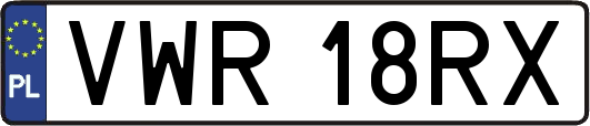 VWR18RX