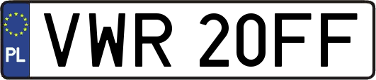 VWR20FF
