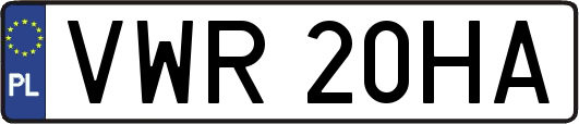 VWR20HA