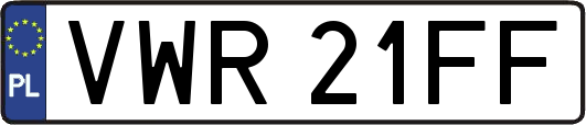 VWR21FF