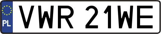 VWR21WE
