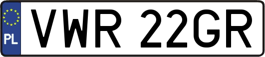 VWR22GR