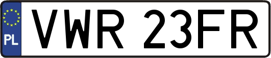 VWR23FR