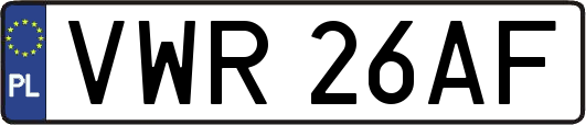 VWR26AF